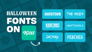 Read more about the article 80+ Best Halloween Fonts On Kittl (+ Font Pairs)